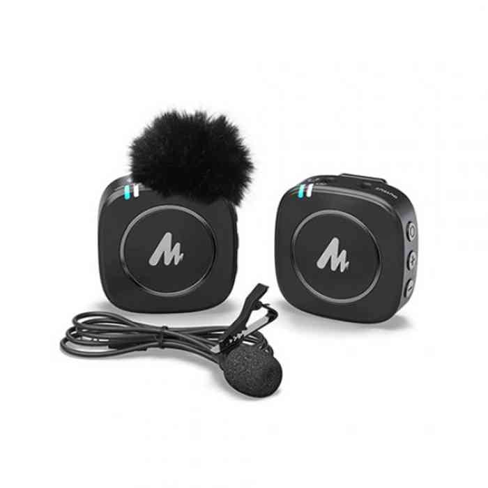 Maono WM820 Real-time Monitoring and Mute Wireless Lavalier Microphone